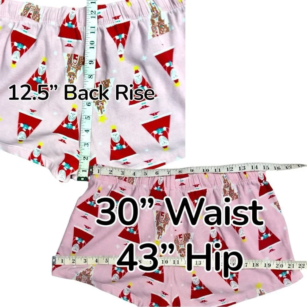🎄Old Navy Pink Holiday Shorts Sz M